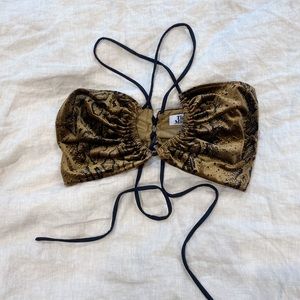 TIGER MIST BROWN SNAKE SKIN TOP